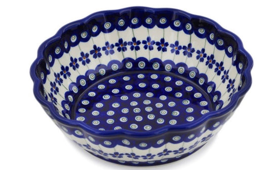 Zaklady, Flowering Peacock, Fluted Bowl