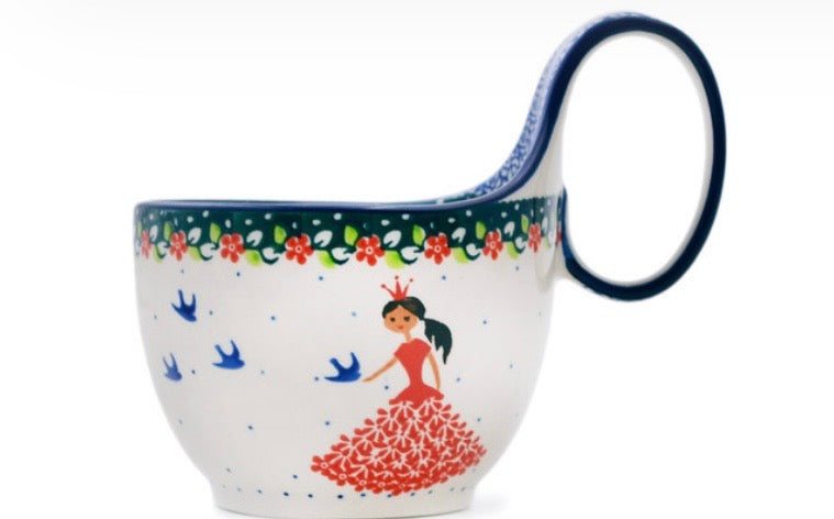 Ceramika Artystyczna, Bird Princess, Loop Mug/Bowl