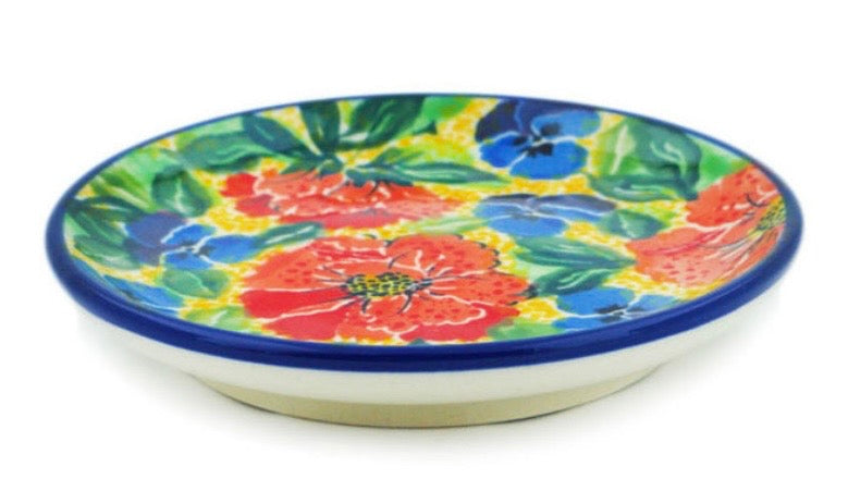 Ceramika Artystyczna, U4704, Flowers Collected On A Sunny Day, Coaster/Mini Plate