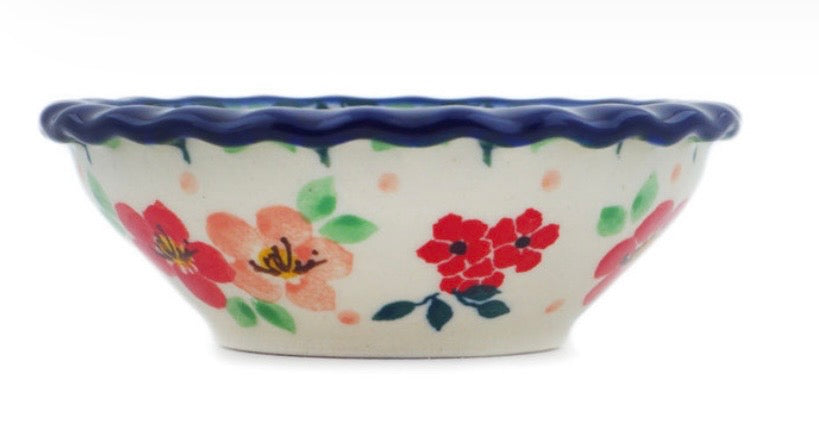 Ceramika Artystyczna, Pink Divinity, Scalloped Bowl