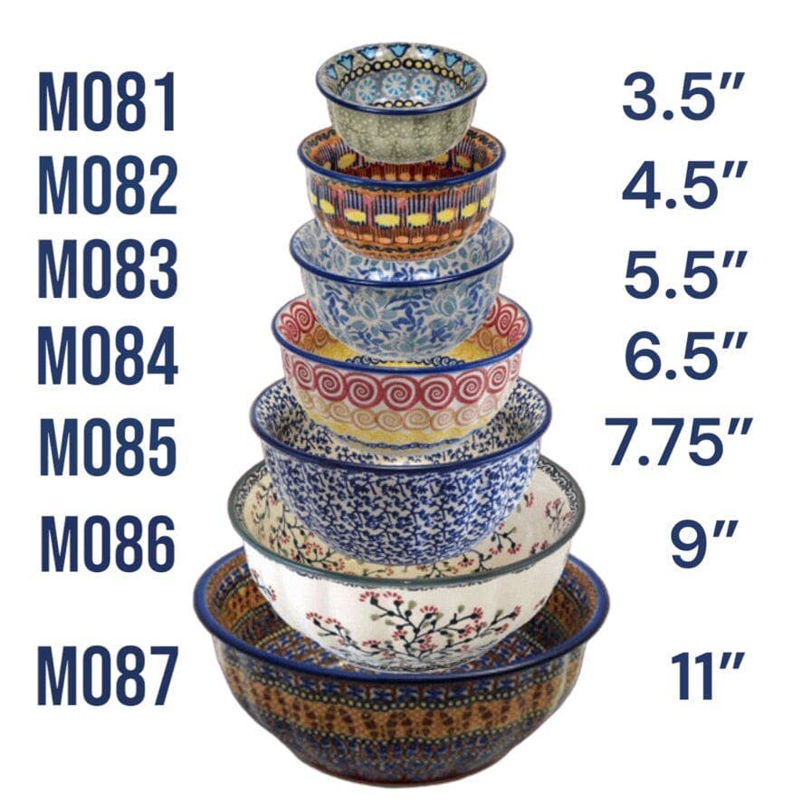Bowl, Round, 5.5" in "Kaleidoscope" by Manufaktura