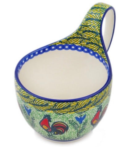Ceramika Artystyczna, Rooster Parade, Loop Mug/Bowl