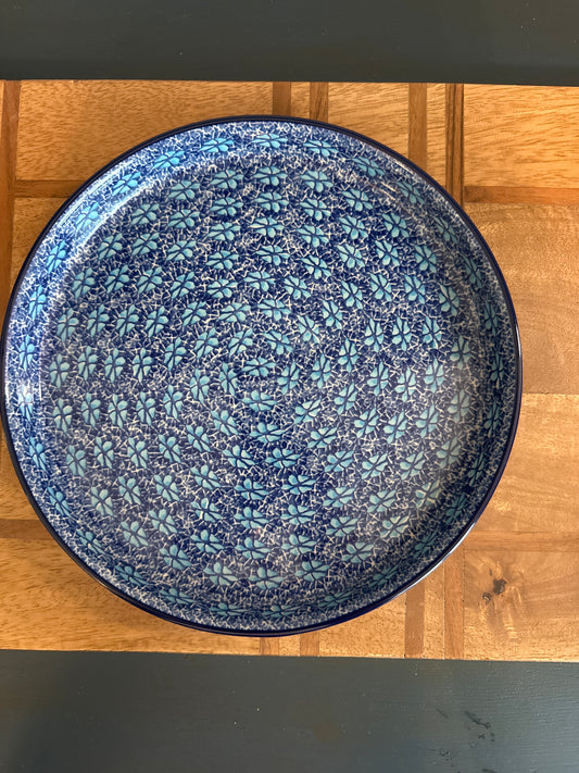 Ceramika Artystyczna Simple Blue Cookie Plate