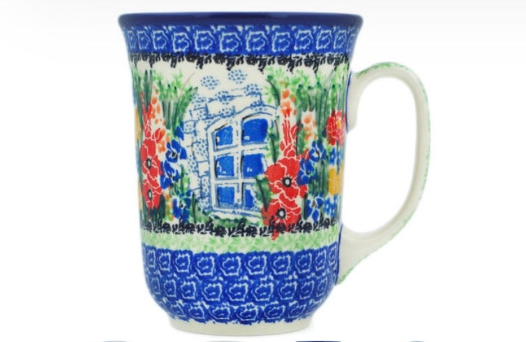 Ceramika Artystyczna, U4019 My Garden Window, Bistro Mug 17.5 oz