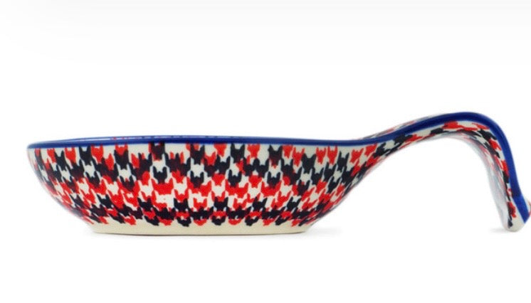 Ceramika Artystyczna, Houndstooth, Spoon Rest