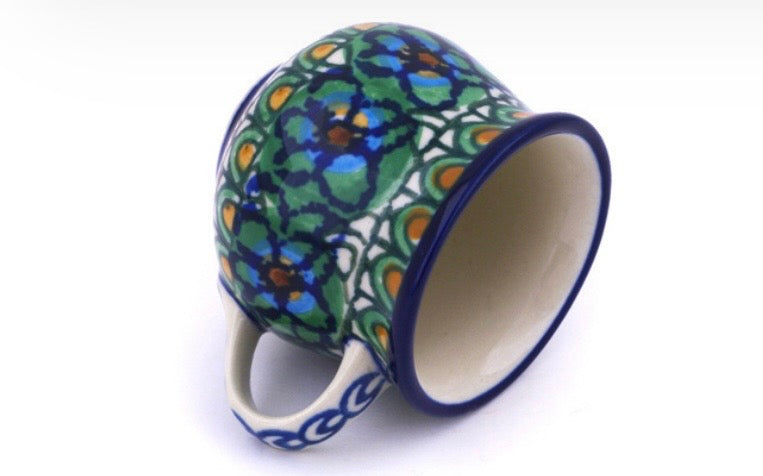 Ceramika Artystyczna, Unikat Mardi Gras, Espresso Cup and Saucer