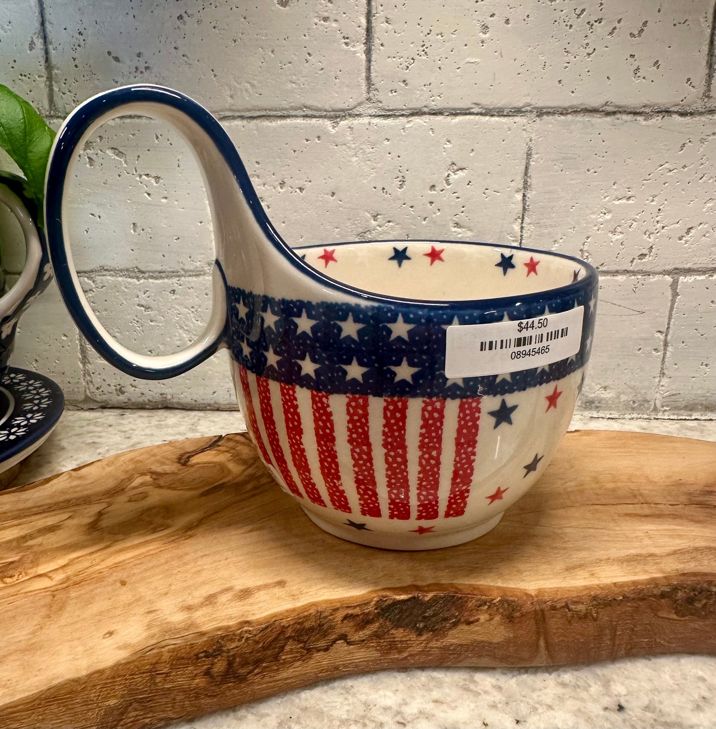 Ceramika Artystyczna, American Stars and Stripes, Loop Bowl/Mug