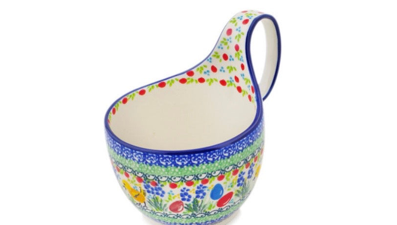 Ceramika Artystyczna, U5205 Little Gold Chick, Loop Mug/Bowl