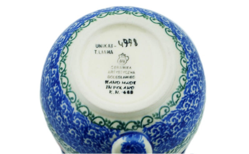 Ceramika Artystyczna Polish Pottery, Unikat, Royal Fall, Bubble Mug
