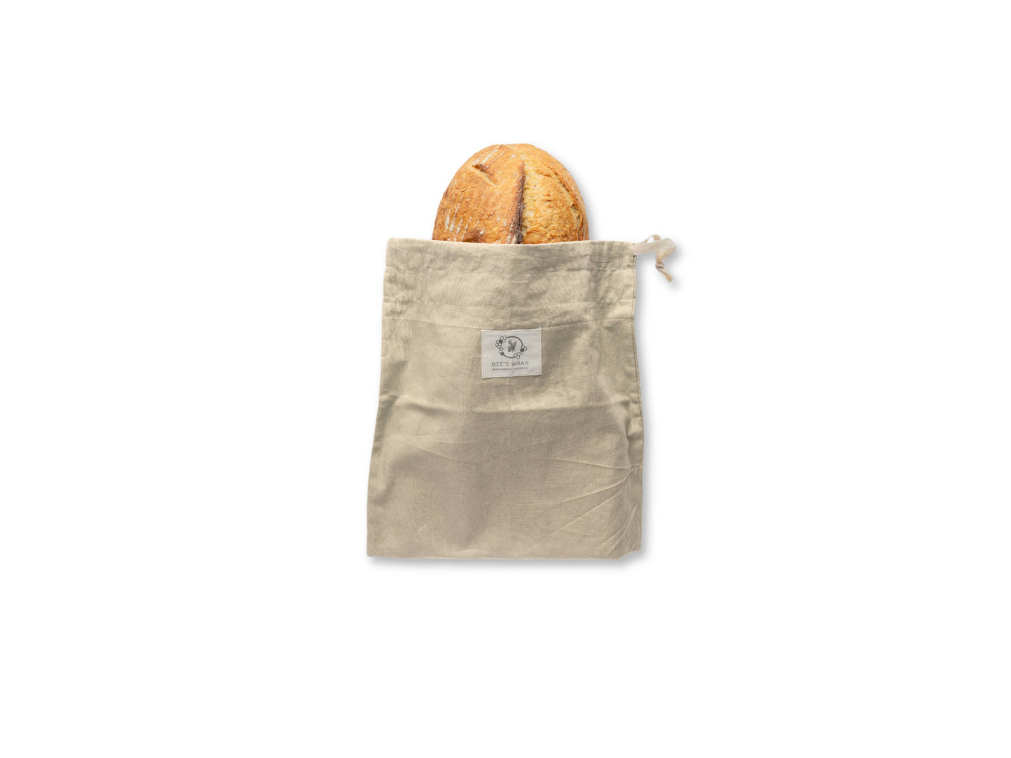 Bee's Wrap, Artisan Bread Bag-Natural, Bakery Lane, Lined Bees Wrap