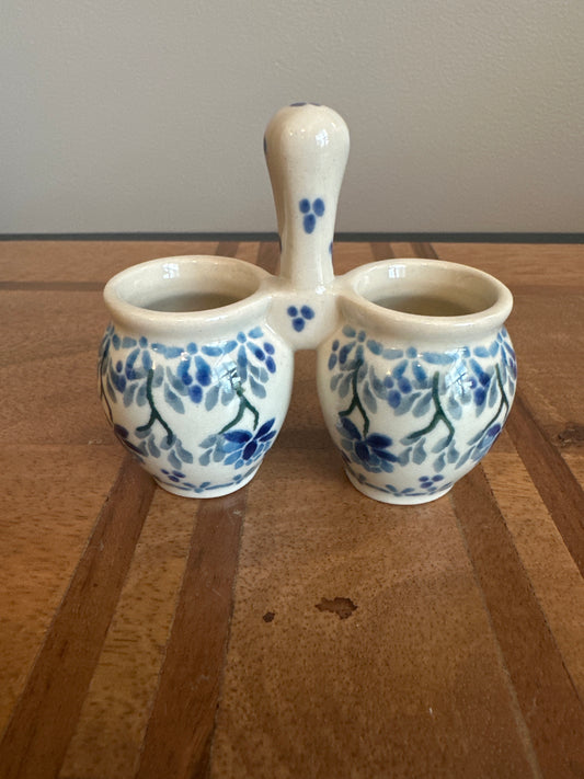 Ceramika Artystyczna Polish Pottery Thistle 3" Toothpick Holder