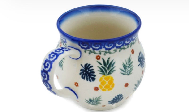 Bona, Pineapple Parade, Bubble Mug, 12 oz.
