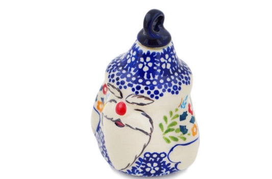 Manufaktura, Unikat Rainbow Delight, Santa Christmas Ball Ornament 4"