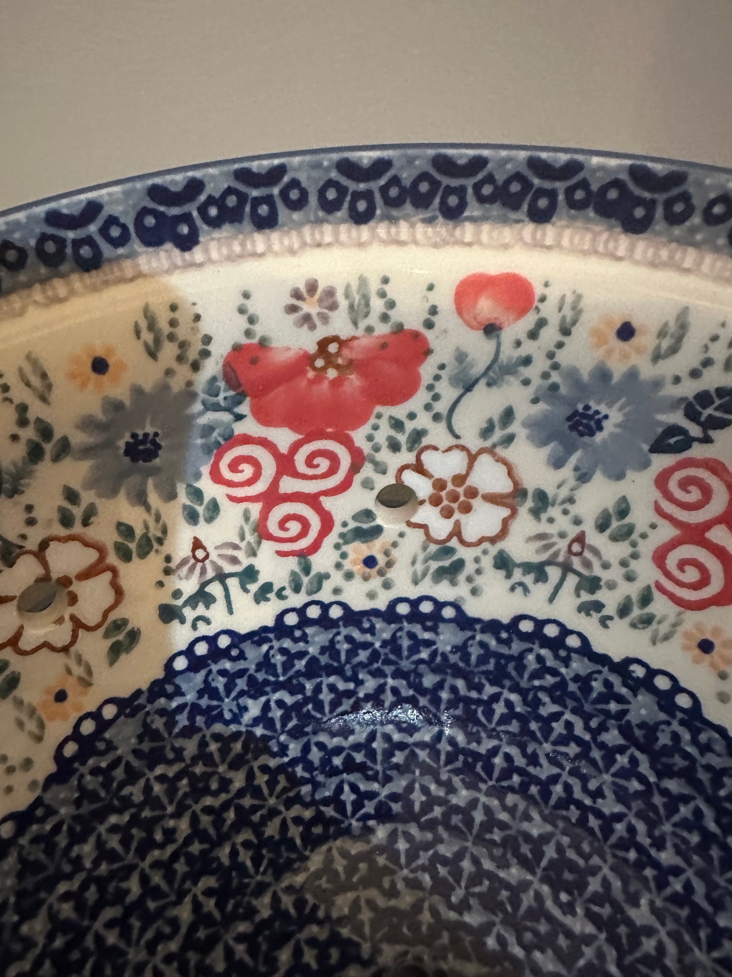 Manufaktura Sweet Pea Large Colander with Plate