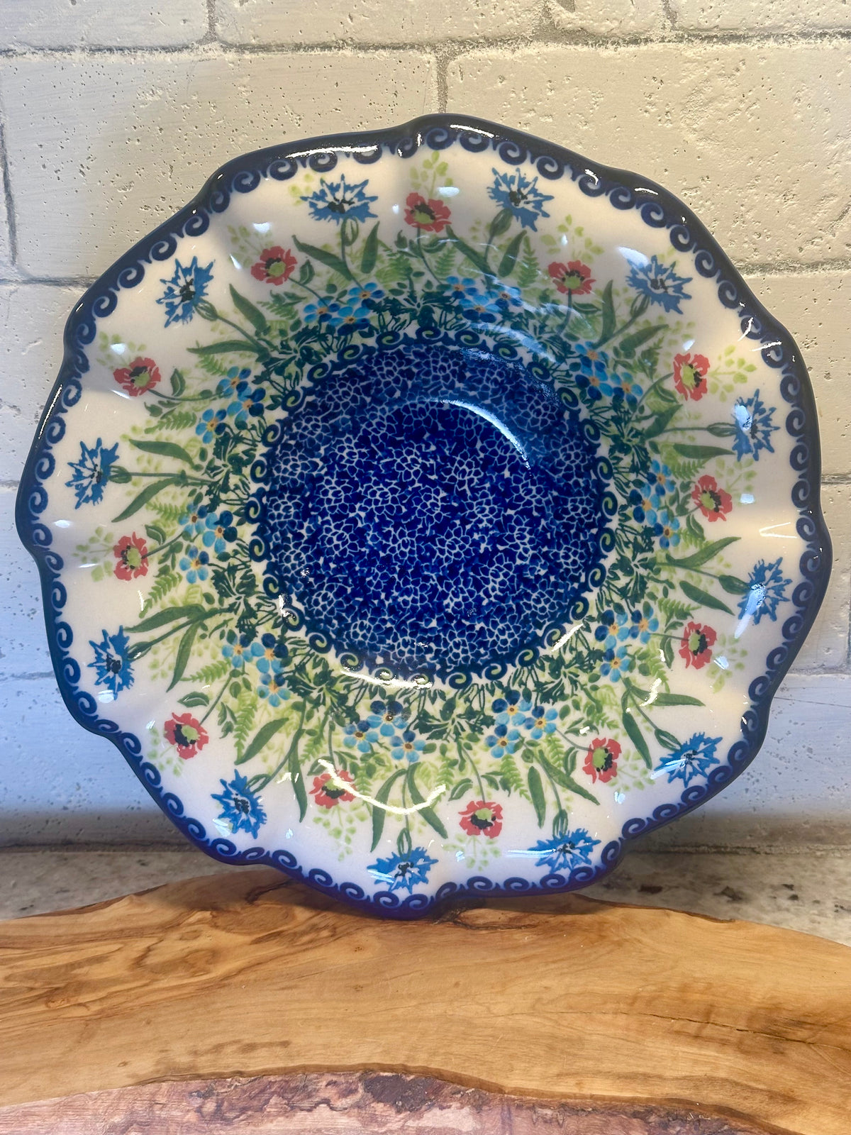 Kalich, 2026 Brand New Shape! Poppy Field, Large Wave Bowl