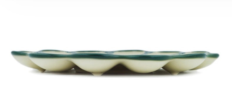 Manufaktura, Unikat Bright Blue Happiness, Egg Plate