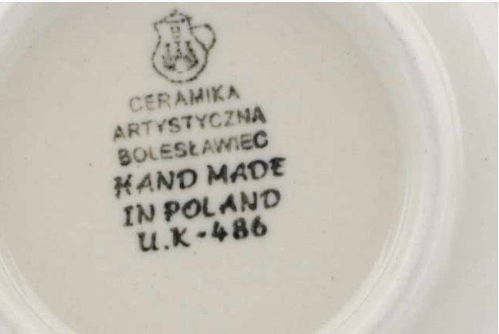 Ceramika Artystyczna, Blue Tulip, Espresso Cup and Saucer