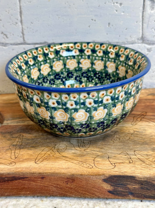Manufaktura, Perennial Garden, Scalloped Bowl 5.5"