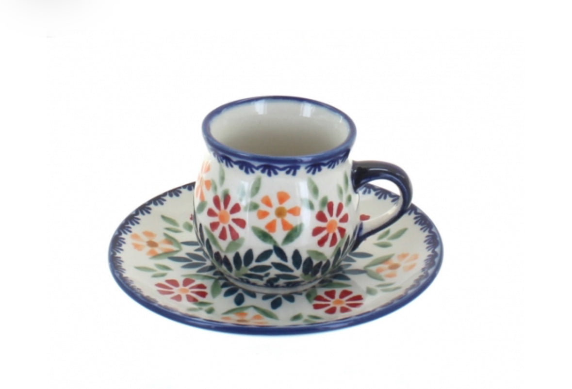 Manufaktura, Marigolds,  Espresso Cup & Saucer