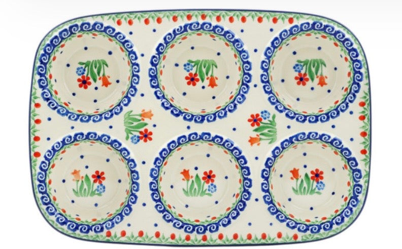 Ceramika Artystyczna, Babcia's Garden, Muffin Pan