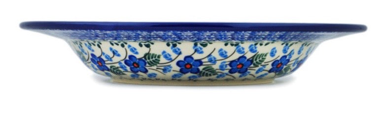 Ceramika Artystyczna, Blue Blossom, Pasta/Serving Lipped Bowl