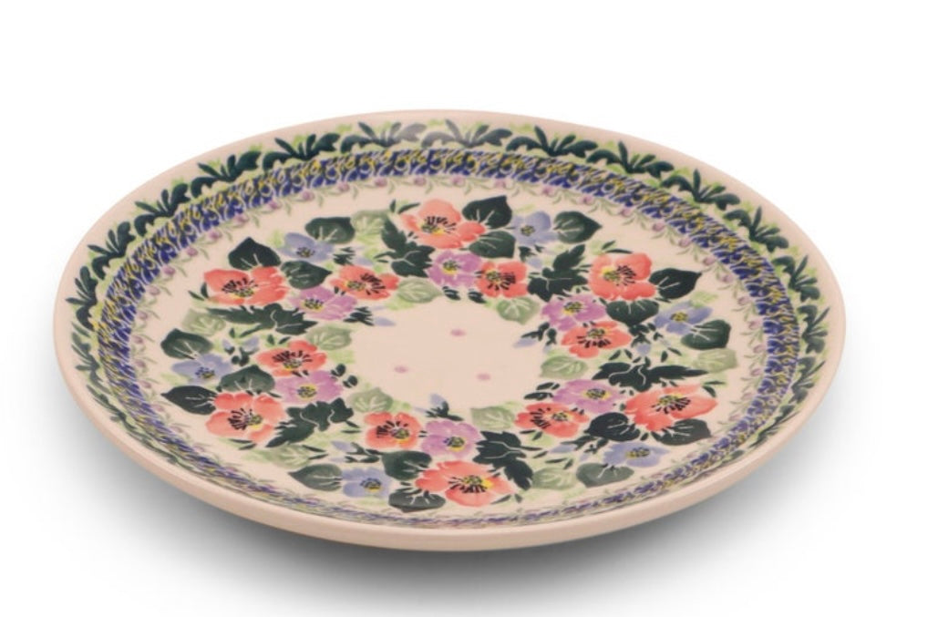 Ceramika Amfora Polish Pottery, Signature Unikat, Lucky Charm Dinner Plate