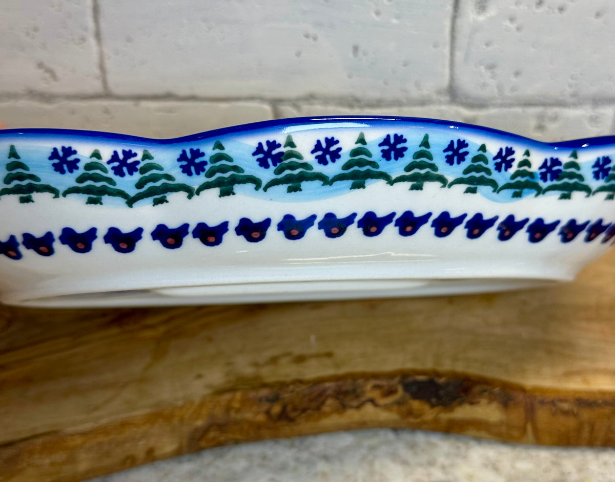 WR Unikat Frosty Scallop Dish