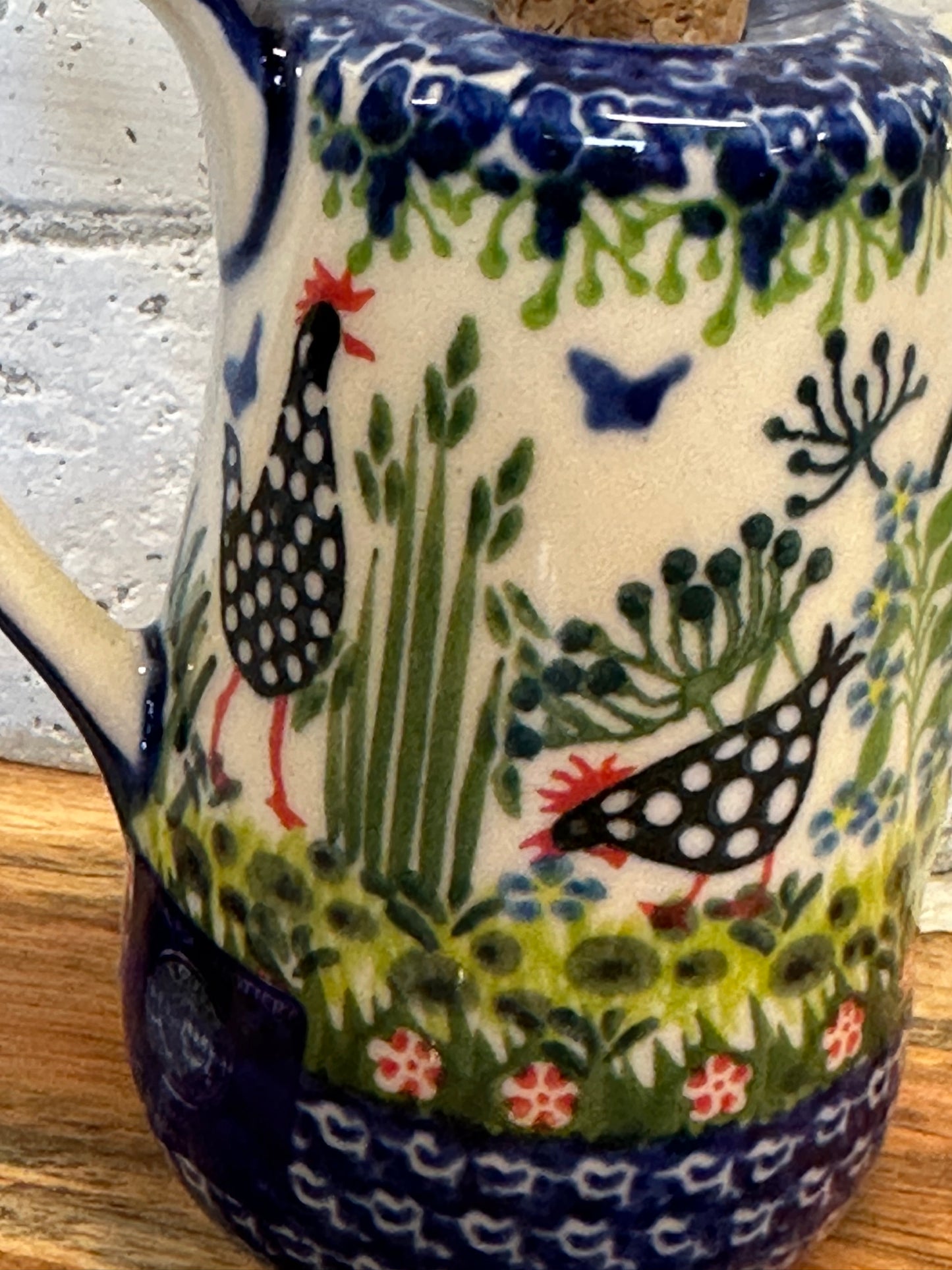 Kalich, Art Level A, Polka Chicken, Vinegar/Oil/Syrup Bottle