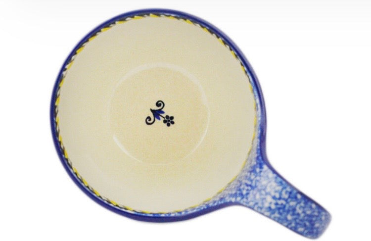 Ceramika Artystyczna, Glorious Daisy Blue, Loop Bowl/Mug