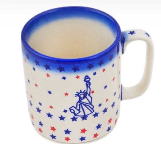Ceramika Bona, Lady Liberty, Straight Mug 13 oz.