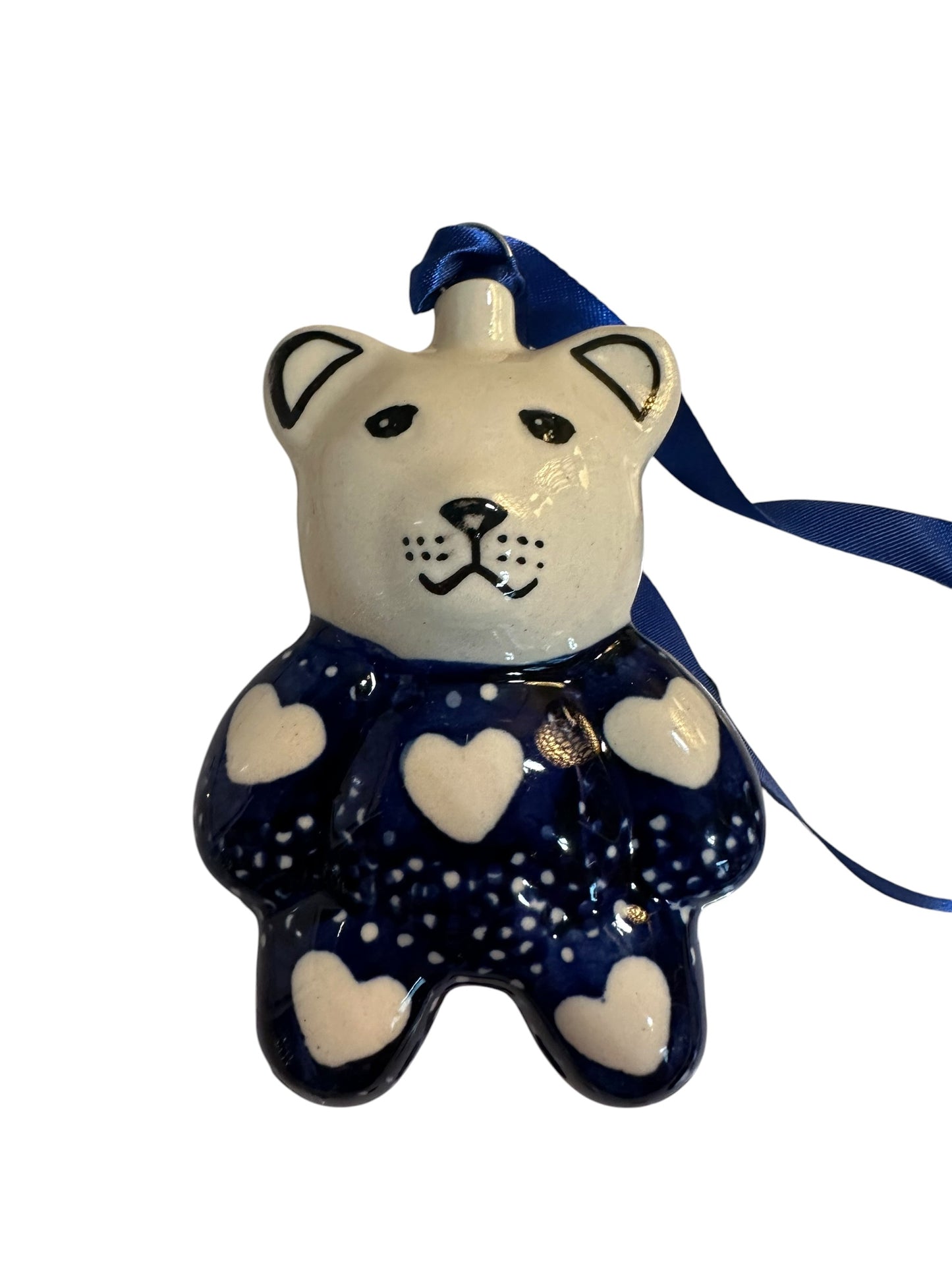 Manufaktura, Hearts Full Of Love, Teddy Bear Ornament 3"