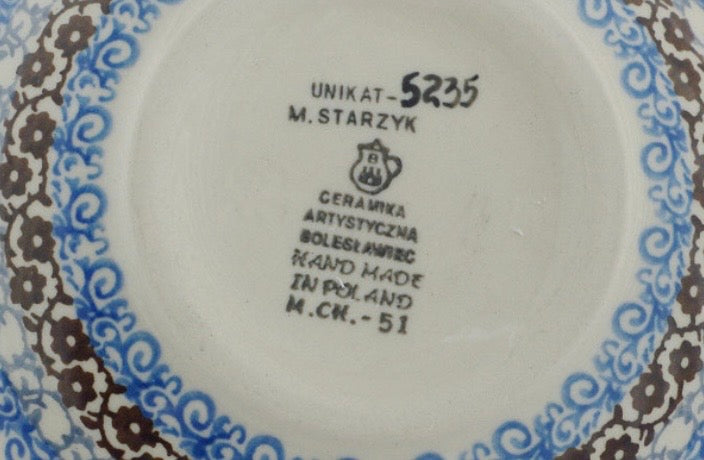 Ceramika Artystyczna, U5235, Birds and Botany, Bowl