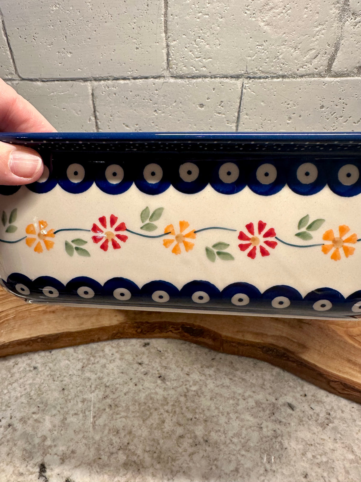 Manufaktura, Pinwheels, Large Square Baker 11.5"