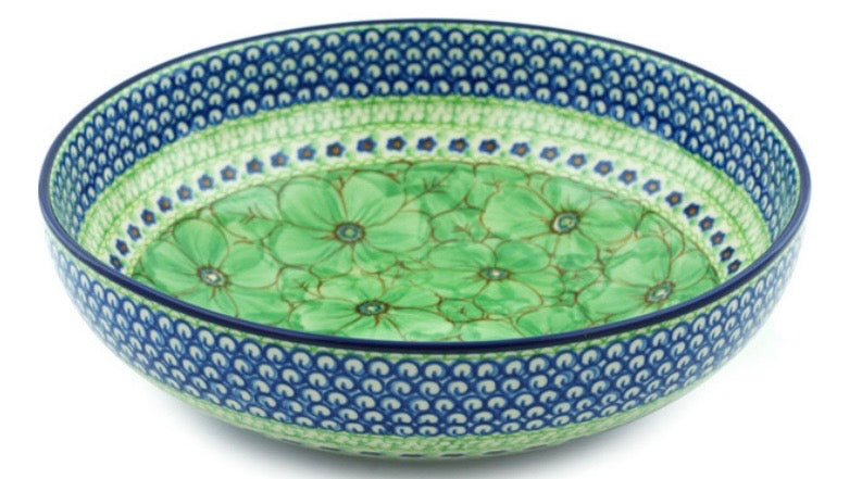 Ceramika Artystyczna, U408D, Key Lime Dreams, Bowl 11"