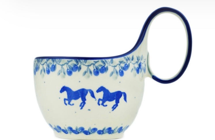 Ceramika Artystyczna, Horse Gallop, Loop Mug/Bowl