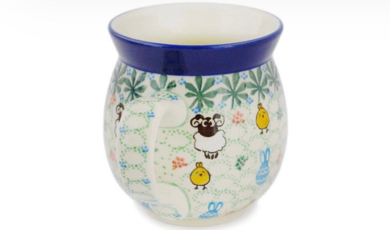 Ceramika Artystyczna U5194, Spring Celebration, Medium Bubble Mug