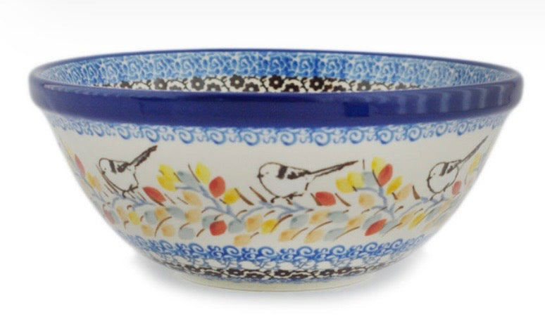 Ceramika Artystyczna, U5235, Birds and Botany, Bowl