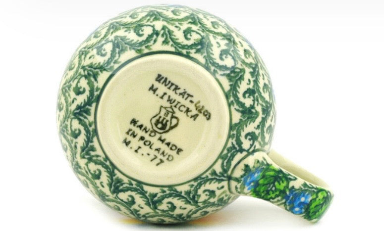 Ceramika Artystyczna, U4525, Marigold Chain, Medium Bubble Mug