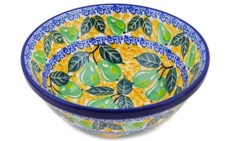 Ceramika Artystyczna, U5160, Pear Tree, Bowl 6.5"