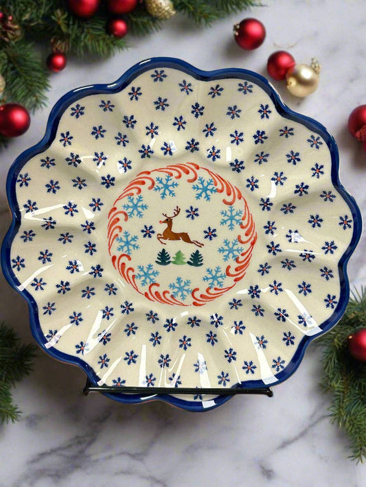 Egg Plate - Reindeer Games