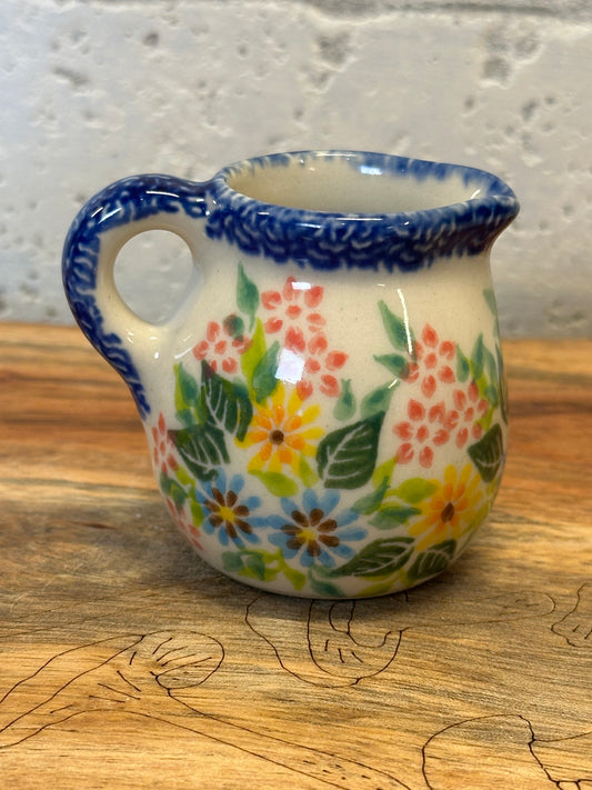 Kalich, Art Level, Pink/Yellow Floral, Mini Creamer Pitcher