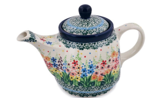 Ceramika Artystyczna U4875, Colors Of The Wind, Tea or Coffee Pot 17 oz