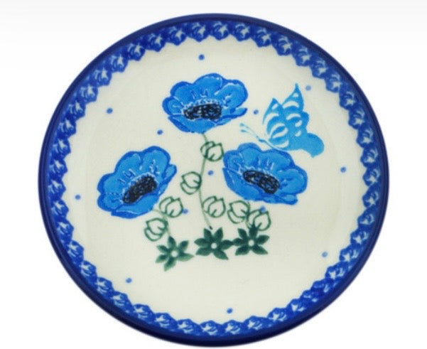 Ceramika Artystyczna, Morning Poppies, Coaster/Mini Plate