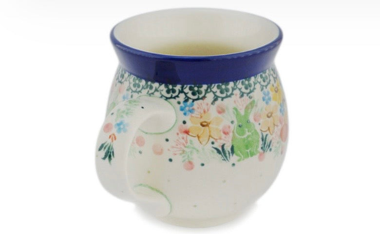 Ceramika Artystyczna, U5199 Easter Festivity, Medium Bubble Mug 12 oz