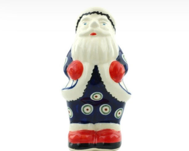 Zaklady, Traditional Peacock, Santa Claus Figurine 6"