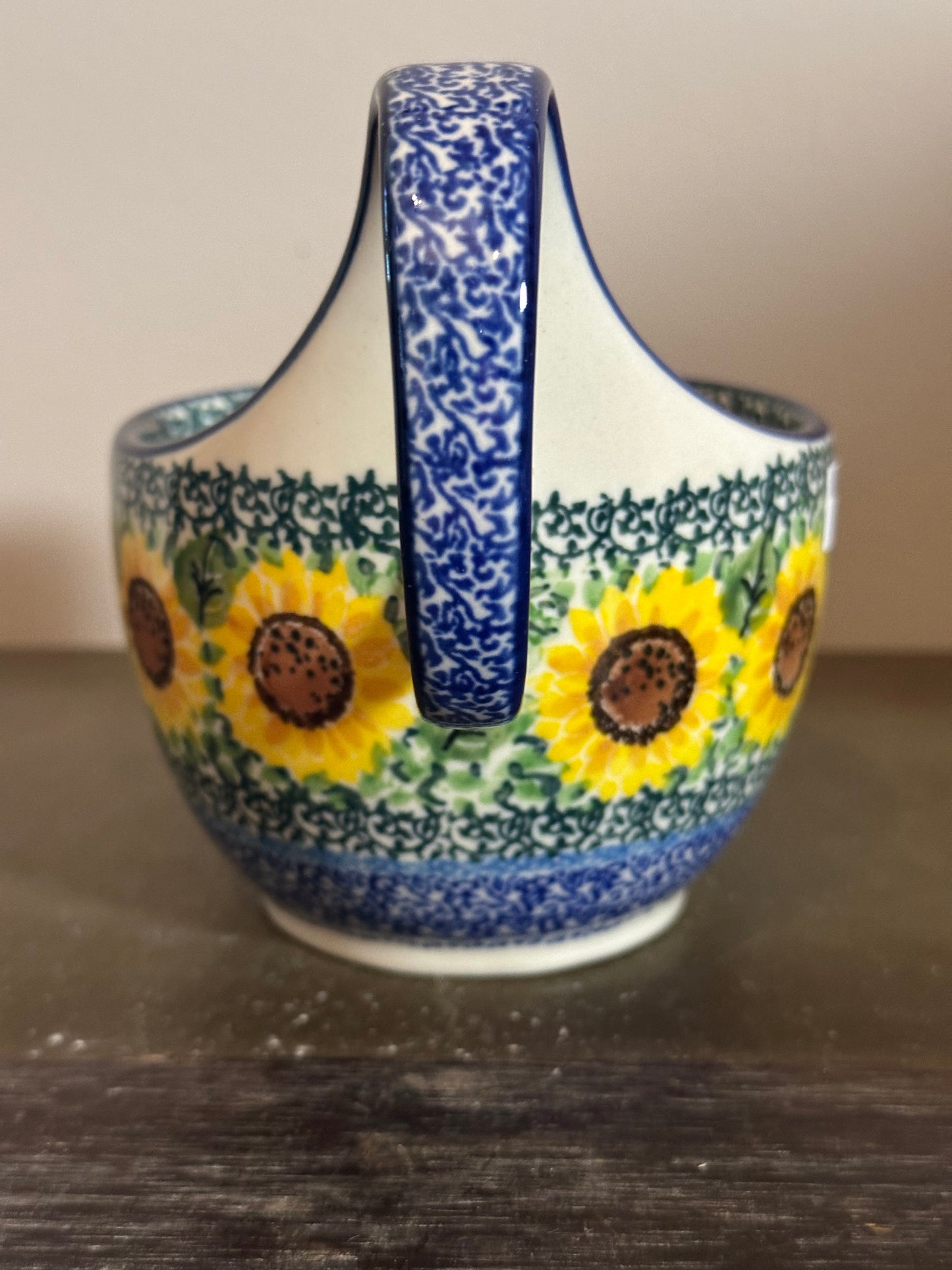 Ceramika Artystyczna, Unikat U4739, Summer Sunnies, Loop Bowl/Mug