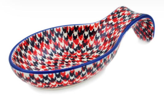 Ceramika Artystyczna, Houndstooth, Spoon Rest