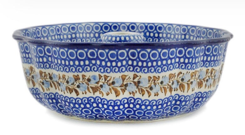 Ceramika Artystyczna, Brown and Blue Beauty, Bundt Pan