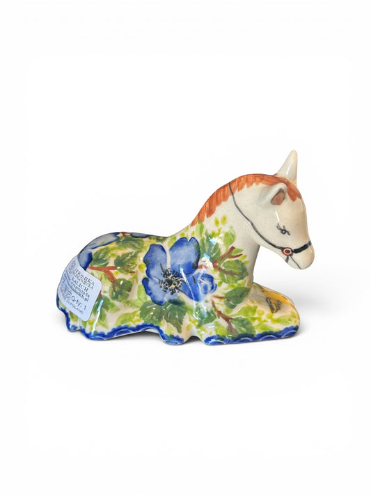 Kalich, Blue Magnolia, Horse Figurine