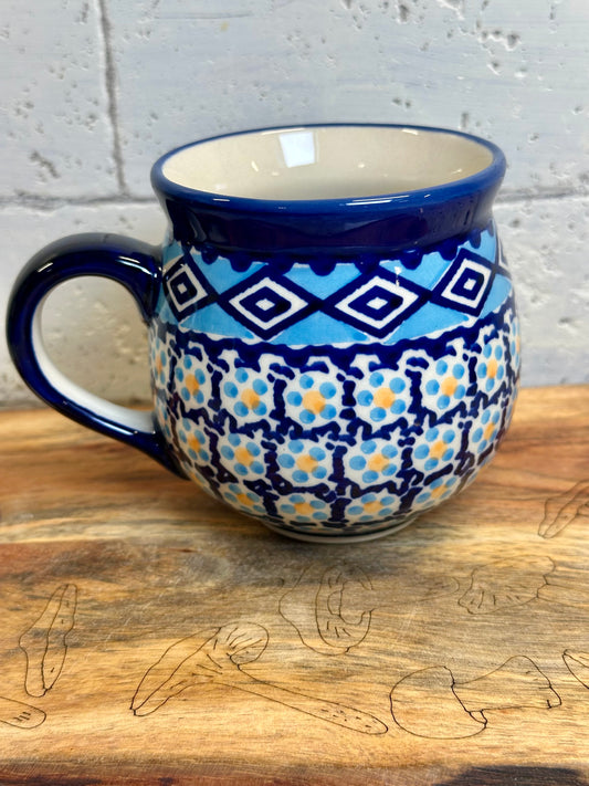 Manufaktura, Blue Diamond, Medium Bubble Mug